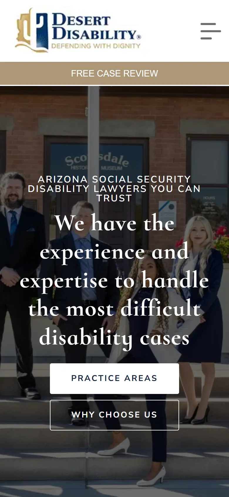 Desert Disability on mobile