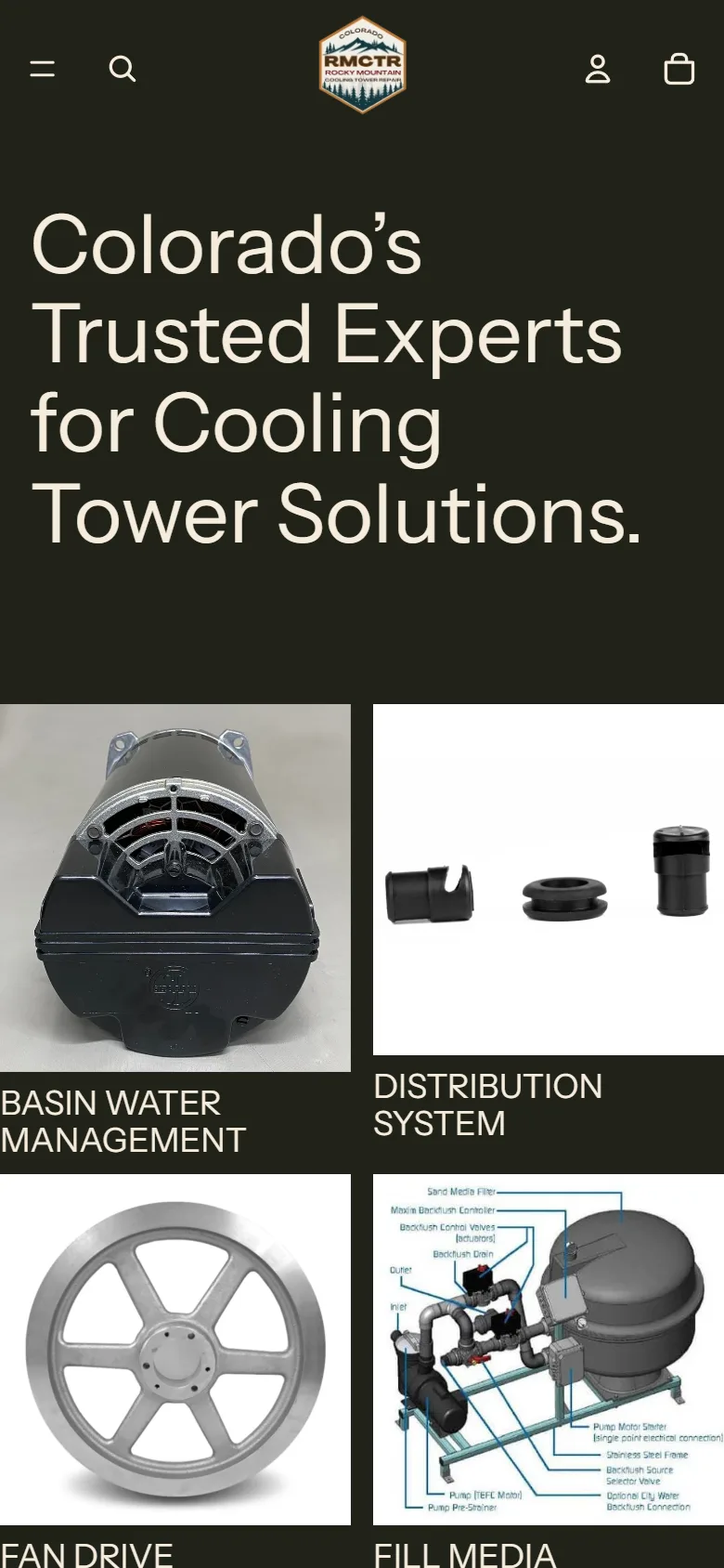 Rocky Mountain Cooling Tower on mobile
